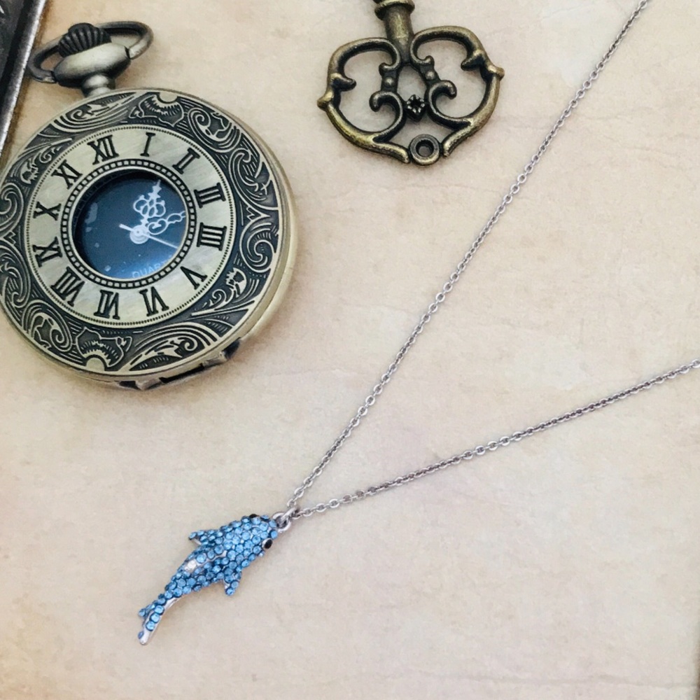 Kate Spade California Dreaming Shark Necklace - Picture 6 of 6